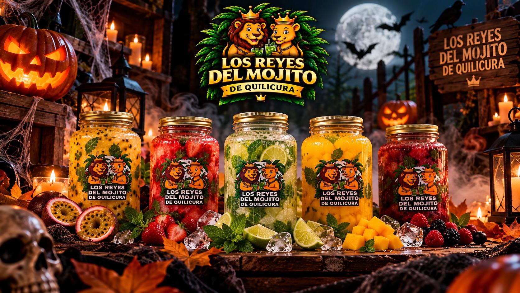 Los Reyes del Mojito de Quilicura, edición Halloween: los 5 sabores entre calabazas y telarañas