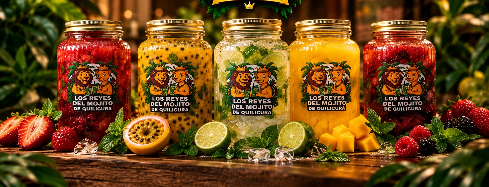 Los Reyes del Mojito de Quilicura: los 5 sabores reales en fila