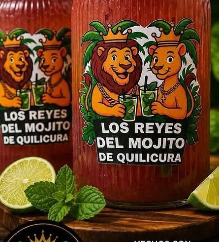Mojitos de frutos rojos Los Reyes del Mojito, primer plano